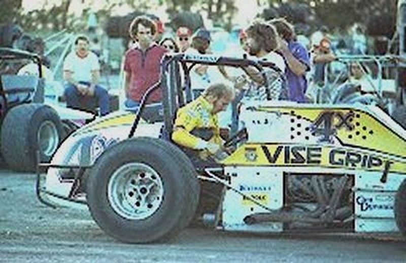 Wolfgang preparing for a race
